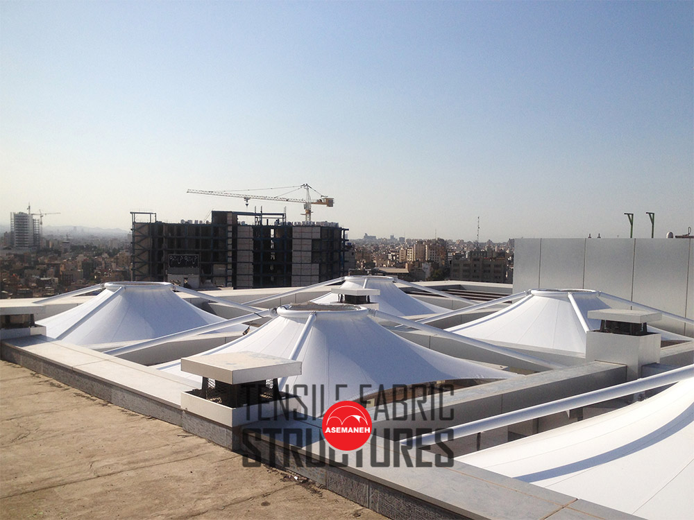 سازه چادری هتل اترک مشهد